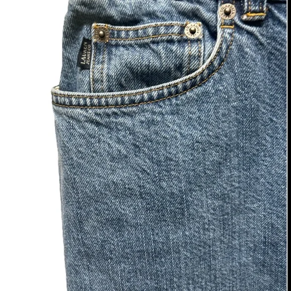 VTG Lauren Ralph Lauren Jeans Co Denim Skirt 8P 90s EUC - Picture 5 of 8